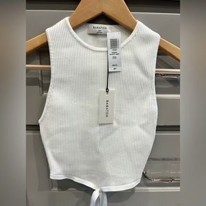 Babaton Aritzia
Baker Sculpt Knit Tank White 2XS NWT